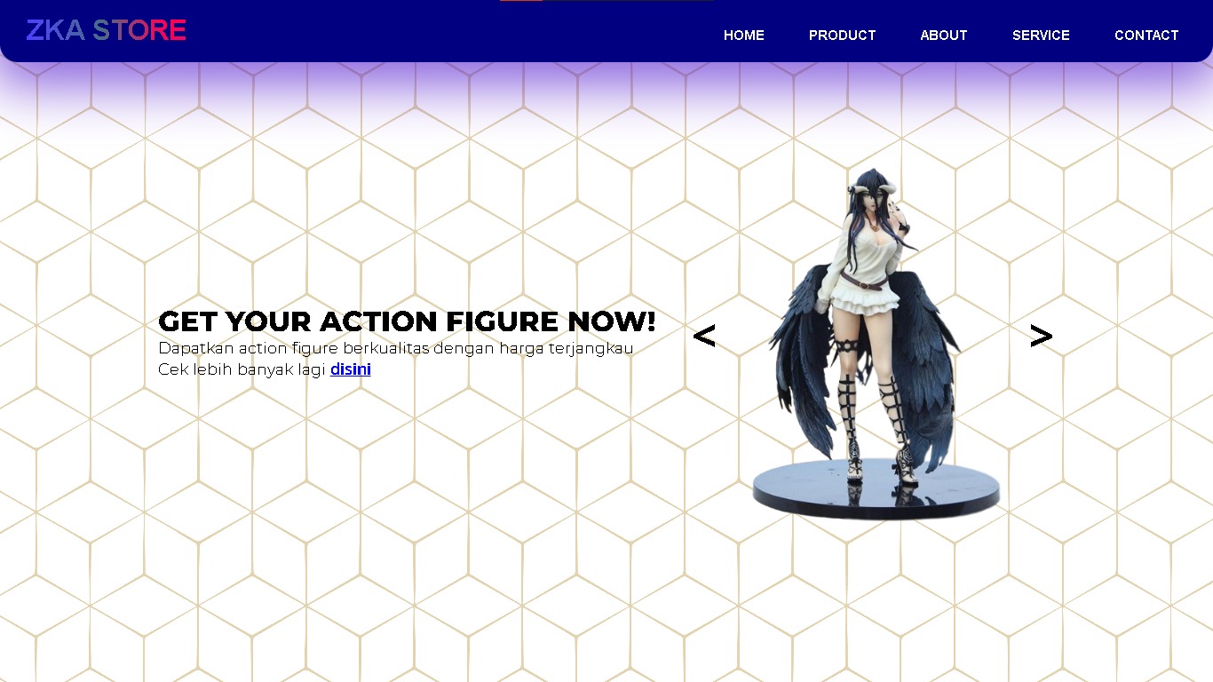 Action Figure Store Website - Website platform jual beli action figure